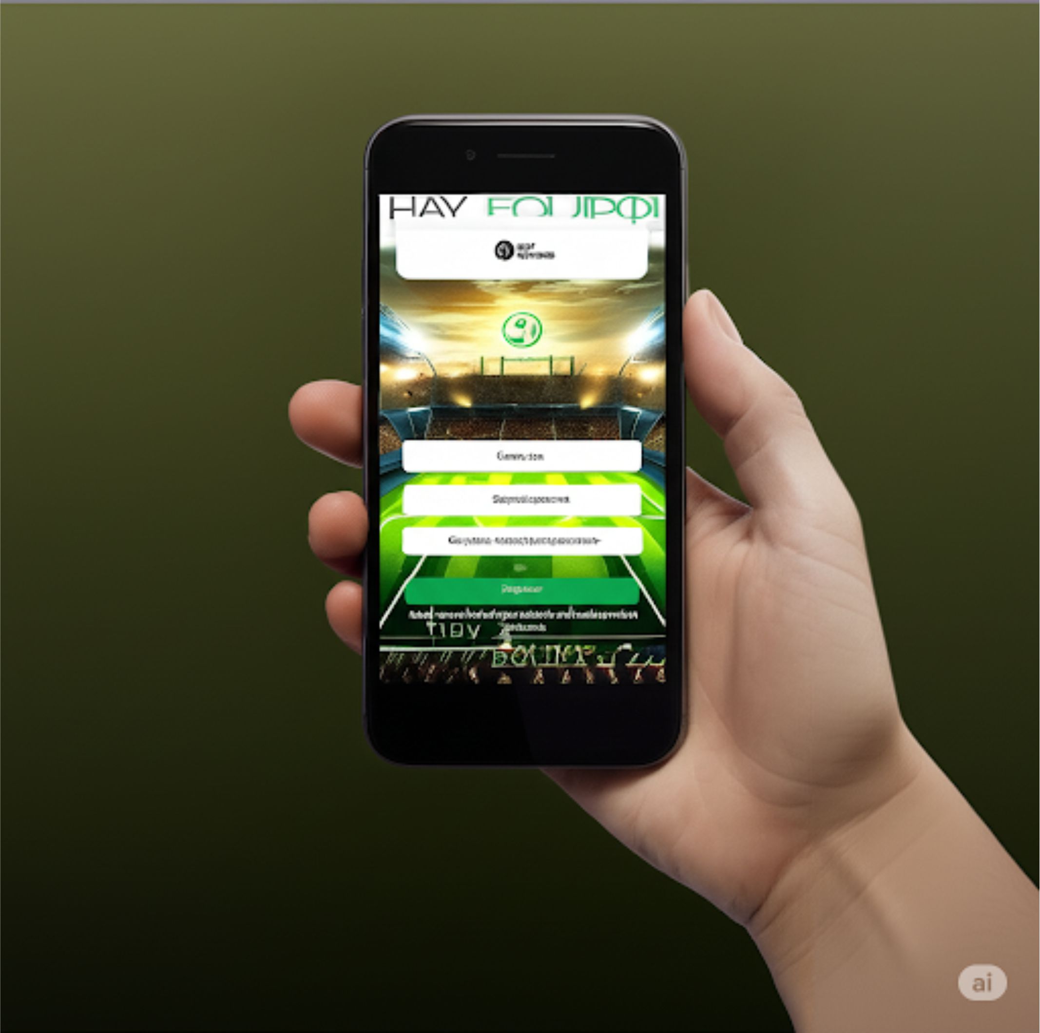 Interfaz de la aplicación Hay Equipo en un smartphone