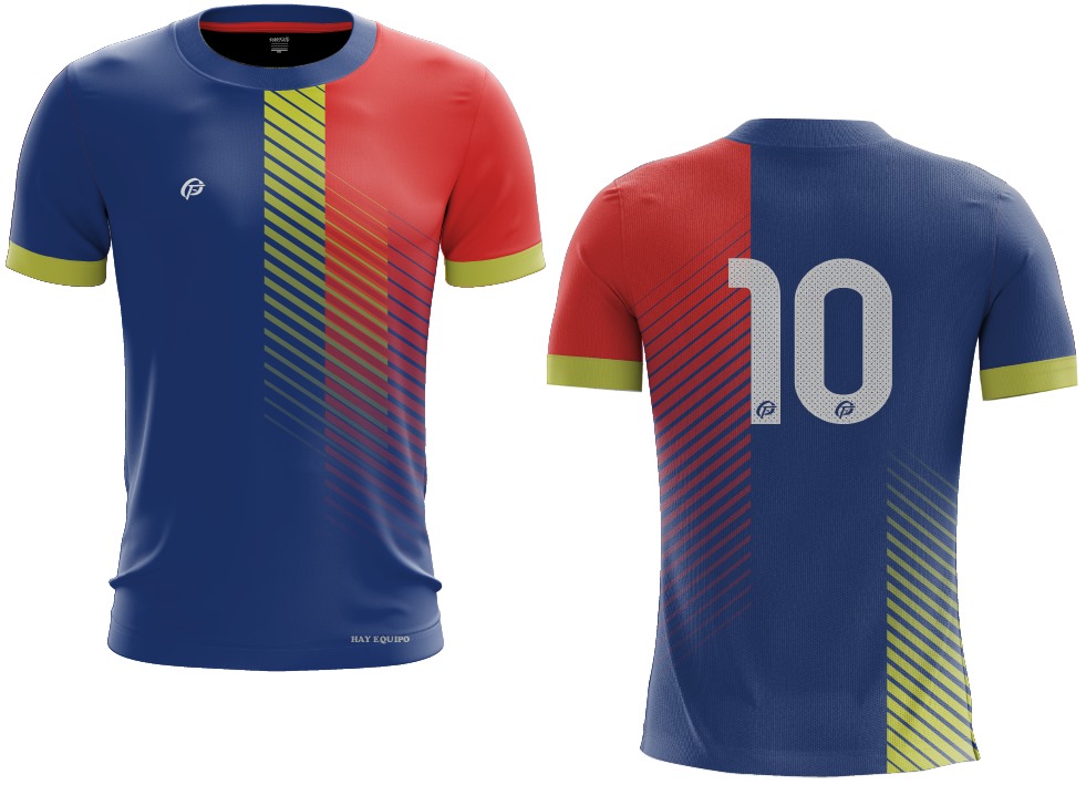 Juego de Camisetas de Futbol x10und (Numeradas 2 al 11)